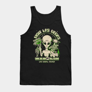 Vegas UFO Aliens Sighting Tank Top